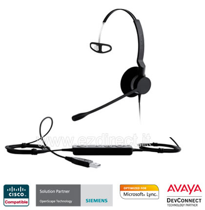 ms lync cuffia usb BIZ2300 mono usb ms lync